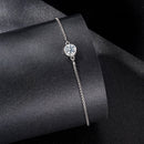 925 Sterling Silver 0.50 Carat Moissanite Bracelet for Women-2