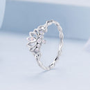 925 Sterling Silver Opal Nanometer Stone Ring Size 6.0 for Women-4