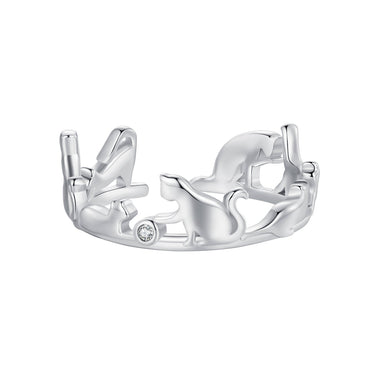 925 Sterling Silver Pavé Setting CZ Ring - Width 1.5-6.5mm for Women - 0