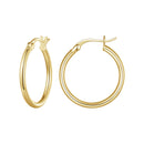 925 Sterling Silver Plated Platinum Earrings 24x2mm for Women-3