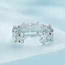 925 Sterling Silver Oxidized 6mm Ring-4