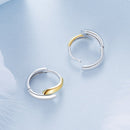 925 Sterling Silver White Gold Plated Earrings 13*6mm for Women-5