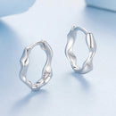 925 Sterling Silver White Gold Plated Earrings-3