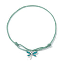 925 Sterling Silver Adjustable Bracelet with CZ and Enamel in Oxidized Finish for Women-2