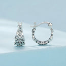 925 Sterling Silver Earrings with Pavé Setting CZ-3