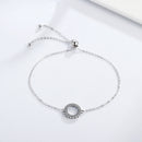 925 Sterling Silver Bracelet 26.5CM with 1.5*1.1CM Pendant for Unisex-3