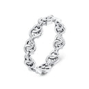 925 Sterling Silver Oxidized Ring - Size 6 for Women-3