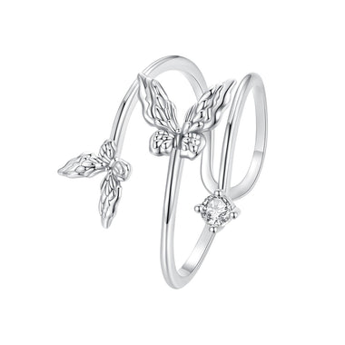925 Sterling Silver Pavé Setting CZ Ring
