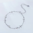 925 Sterling Silver 15+6cm Pavé Setting CZ Bracelet for Women-4