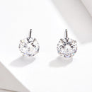 925 Sterling Silver Earrings with Pavé Setting CZ-6