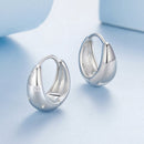 925 Sterling Silver Earrings with CZ in White Gold Plating - Stylish Design for Women-5