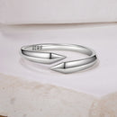 925 Sterling Silver Oxidized 0.18cm Ring-3