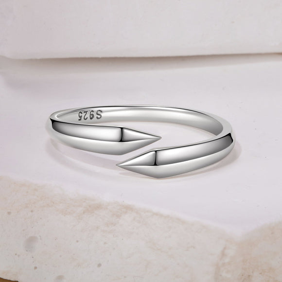 925 Sterling Silver Oxidized 0.18cm Ring