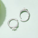 925 Sterling Silver Earrings with Pavé Setting CZ and High-Quality Nacre for Women-4