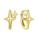 925 Sterling Silver Earrings with White Gold Plating, Size 1.2*0.9cm for Women-3