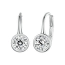 925 Sterling Silver 0.50 Carat Moissanite Earrings for Women-1