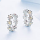 925 Sterling Silver Plated White Gold Earrings for Women-3