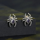 925 Sterling Silver Earrings with Pavé Setting CZ, Size 13*12mm-3