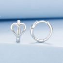 925 Sterling Silver Plated White Gold Earrings for Women-4