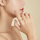 925 Sterling Silver Oxidized 0.20cm Ring Size 9 for Women-7