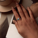 925 Sterling Silver Pavé CZ Ring-7