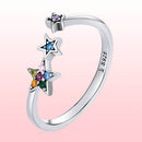 925 Sterling Silver Oxidized Pavé Setting CZ Ring-3
