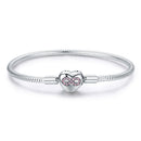925 Sterling Silver Bracelet 17.0cm for Women-1