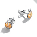 S925 Sterling Silver Enamel Earrings for Women-5