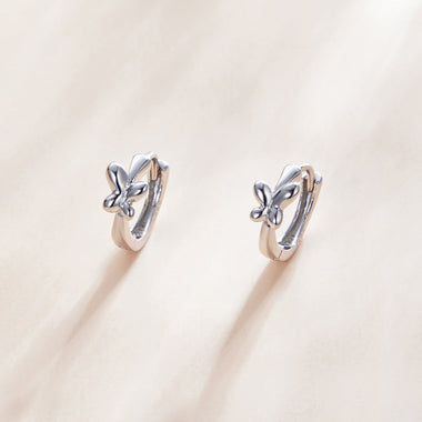 925 Sterling Silver Plated Platinum Earrings for Women - 0