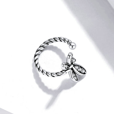 925 Sterling Silver Earrings with Pavé Setting and CZ for Women - 0