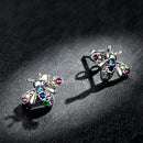 925 Sterling Silver Pavé Setting CZ Earrings for Women-7