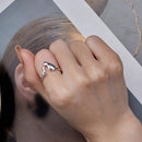 925 Sterling Silver Oxidized 1.8mm Width Ring-7