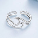 925 Sterling Silver Oxidized Ring for Men - Width 0.3-1.1cm-3