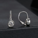 925 Sterling Silver 0.50 Carat Moissanite Earrings for Women-3