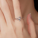 925 Sterling Silver Oxidized Silver Ring 0.16cm Width for Women-6