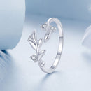 925 Sterling Silver Pave Setting CZ 1.5mm Ring-3