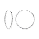 925 Sterling Silver Plated White Gold Earrings for Women-1