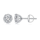 925 Sterling Silver Moissanite 0.50 Carat Earrings for Women-2