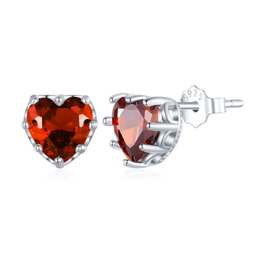 925 Sterling Silver Earrings with Pavé Setting CZ for Women - 0