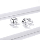 925 Sterling Silver Oxidized Silver Earrings-4