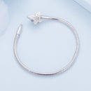 925 Sterling Silver Moonstone Bracelet 17.0 cm Pavé Setting for Women-5