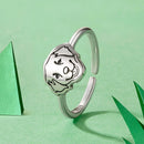 925 Sterling Silver Oxidized Silver Stylish Ring-2