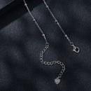 925 Sterling Silver 3mm Moissanite Necklace for Women-5