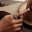 925 Sterling Silver Unisex Ring with Oxidized Finish - 0.17cm Width-8