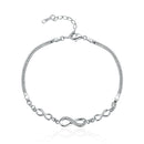 925 Sterling Silver Bracelet 22CM for Women-1