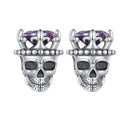925 Sterling Silver Earrings with Pavé Setting CZ 10*9mm for Women-1