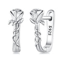 925 Sterling Silver Earrings with Oxidized Finish for Women-1