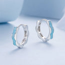 925 Sterling Silver Enamel Plated Earrings for Women-4