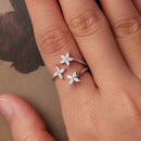 925 Sterling Silver Pavé Setting CZ White Gold Ring for Women-4