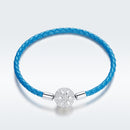 925 Sterling Silver Plated Bracelet with Pavé Setting CZ, Size 19.0 for Women-4